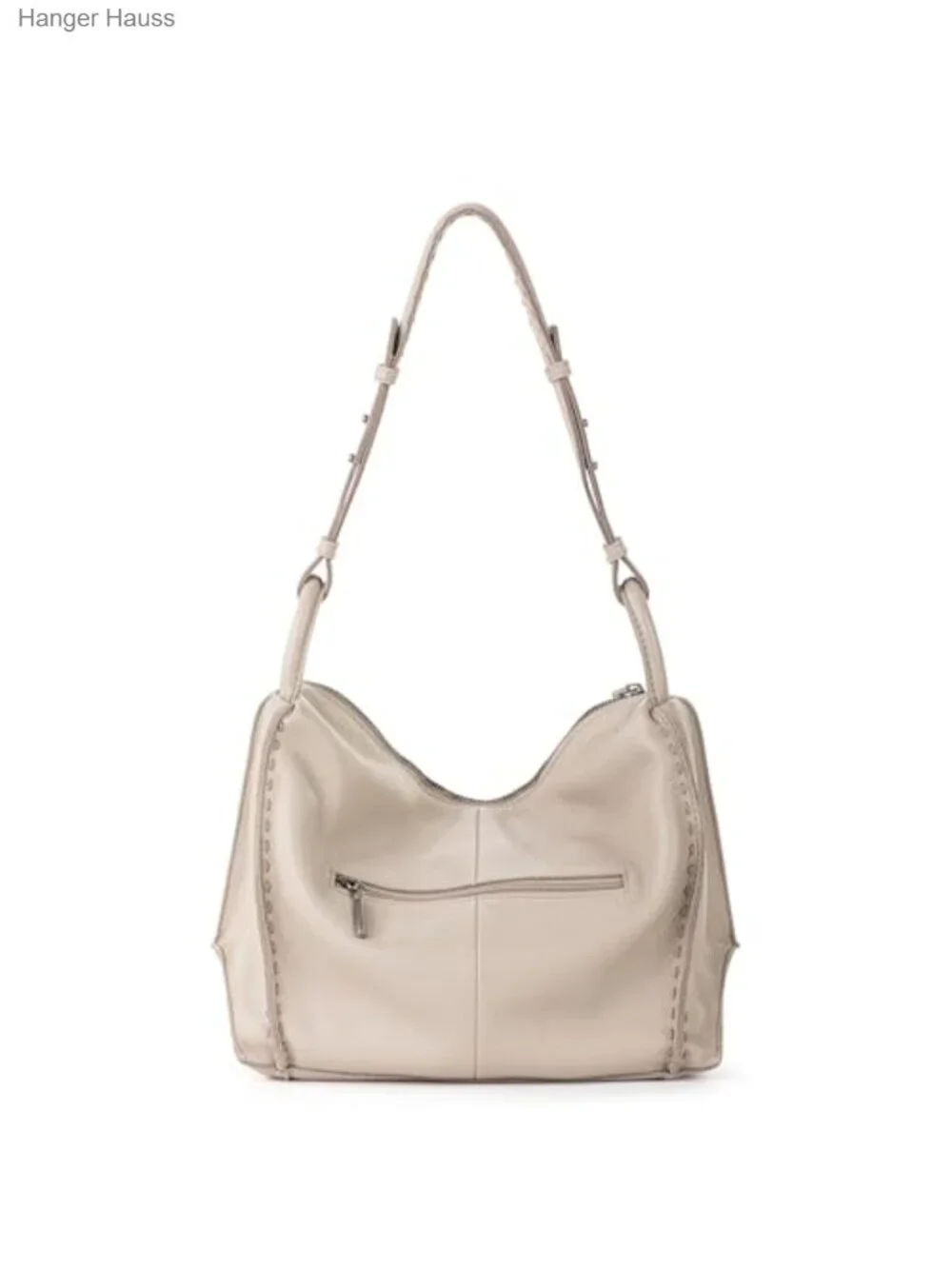 The Sak Los Feliz Hobo Leather Handbag Travel Purse with Zipper Pocket